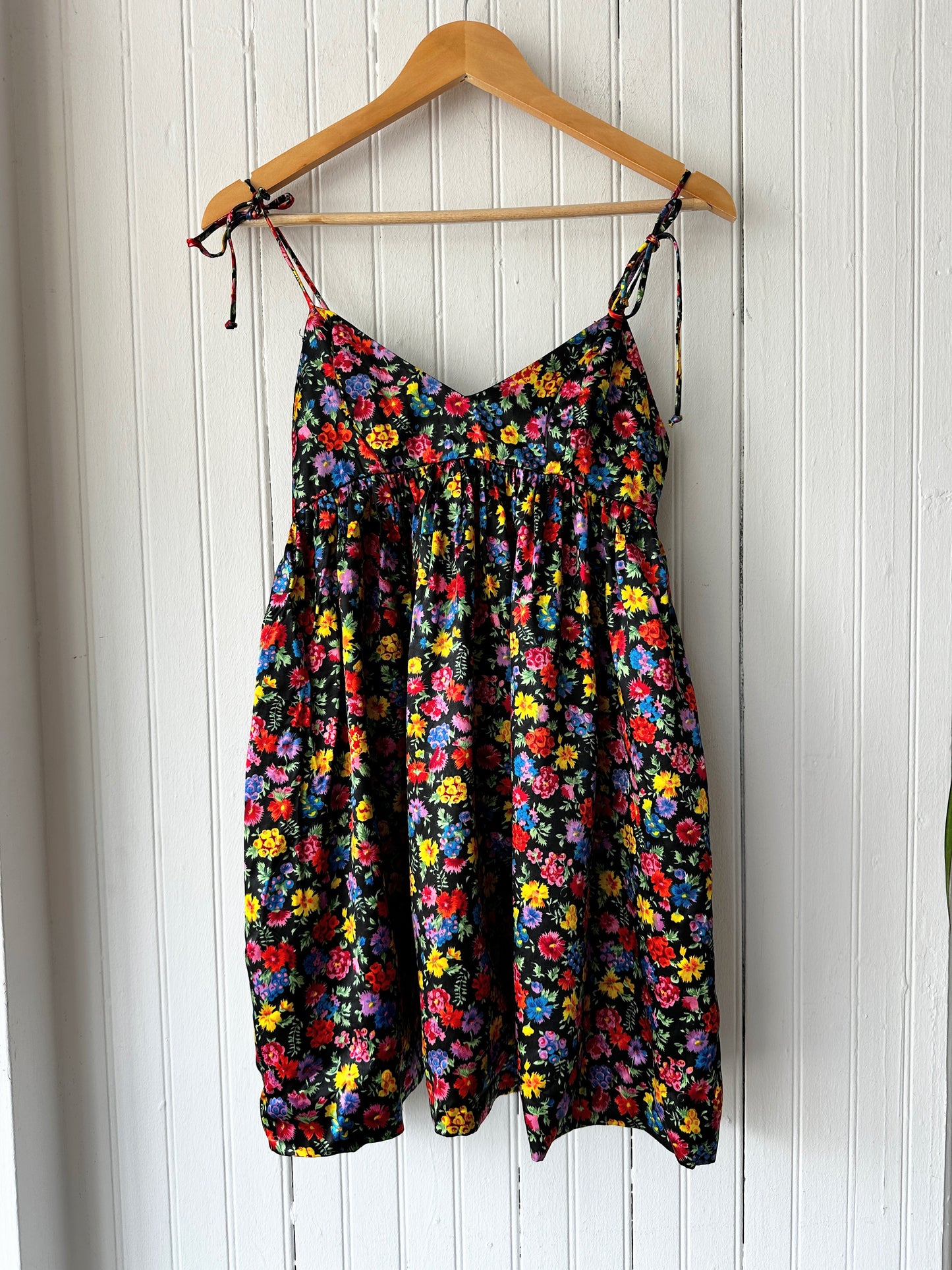 70’s Floral Babydoll Mini Dress