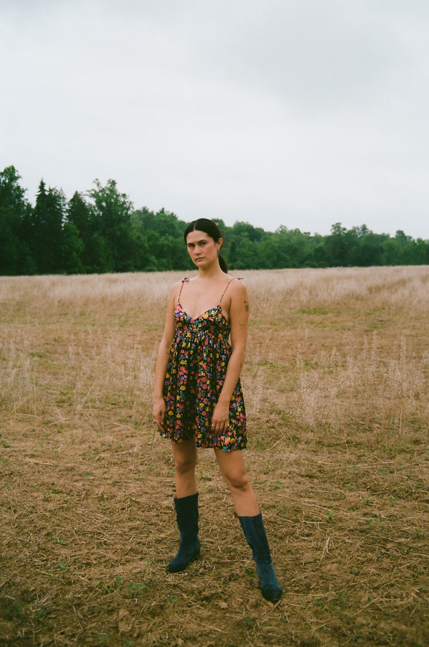 70’s Floral Babydoll Mini Dress