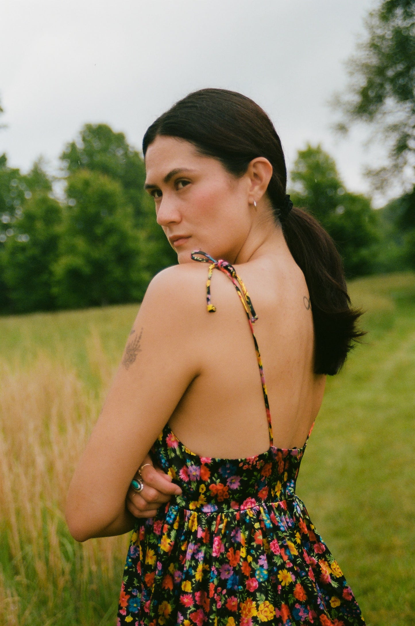 70’s Floral Babydoll Mini Dress