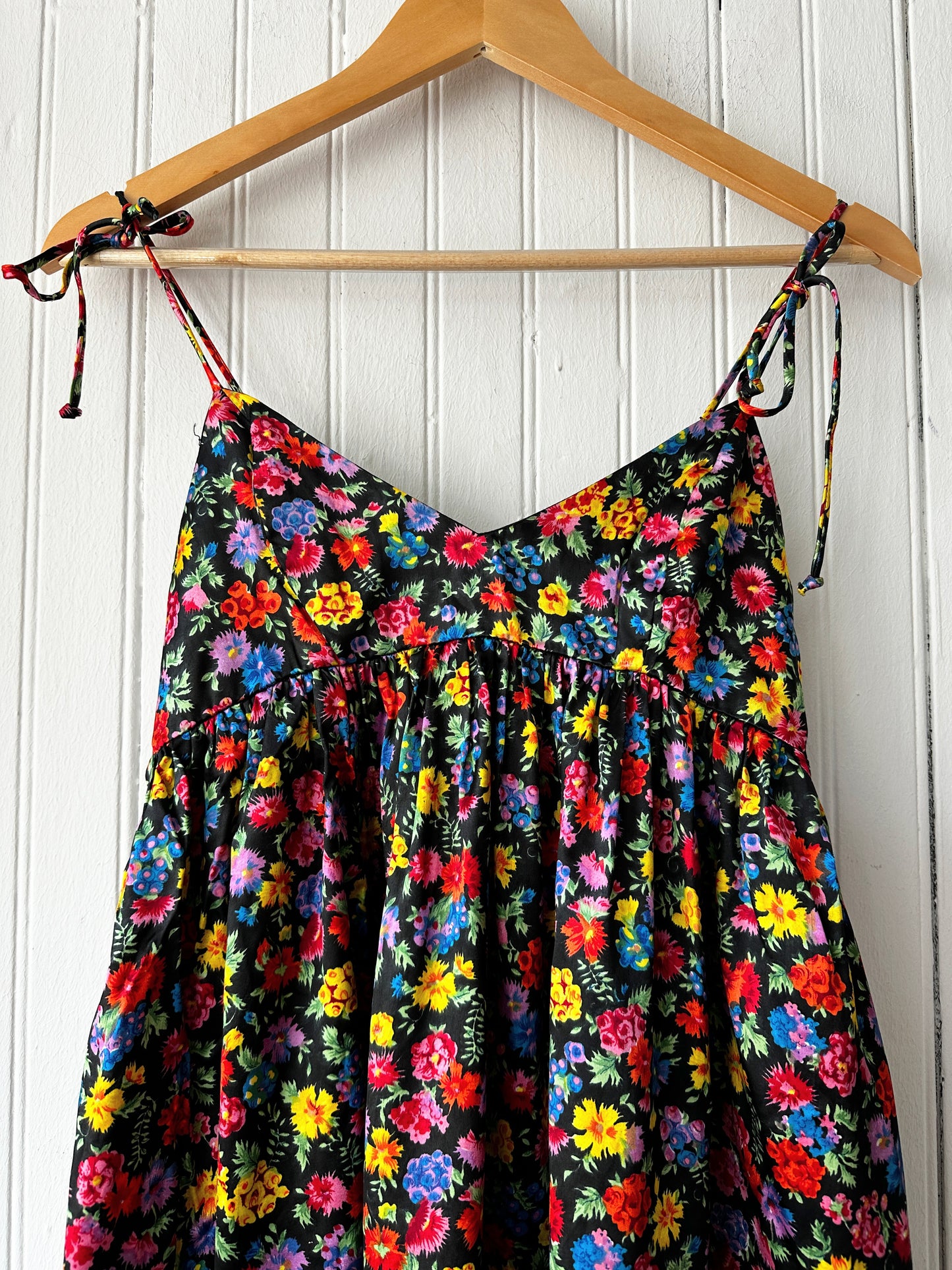 70’s Floral Babydoll Mini Dress