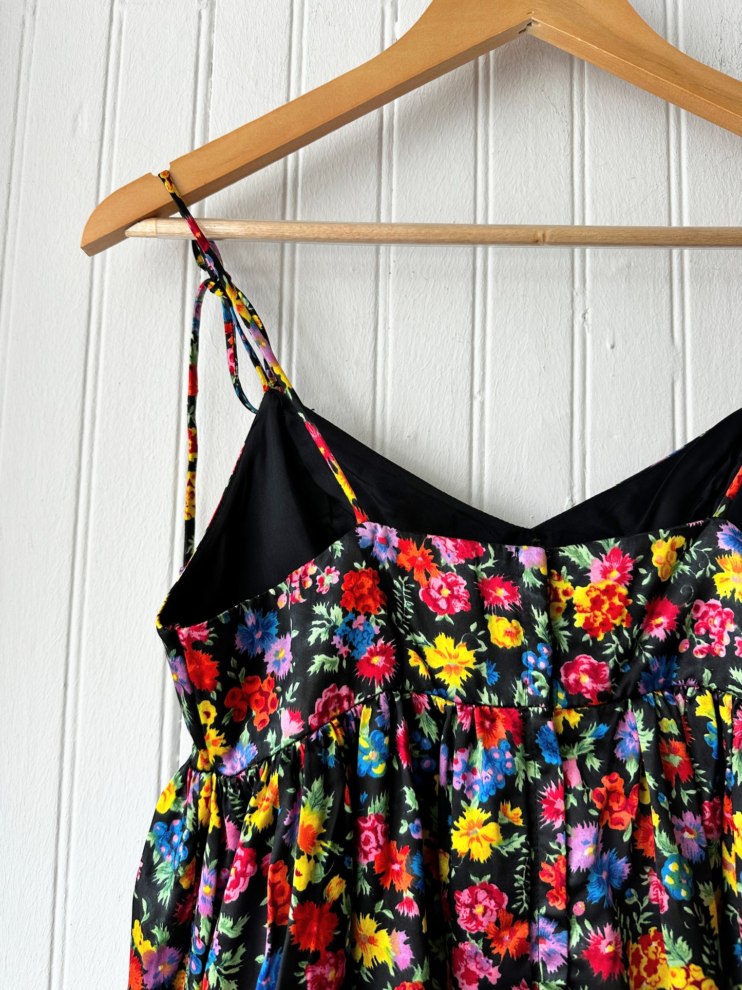 70’s Floral Babydoll Mini Dress